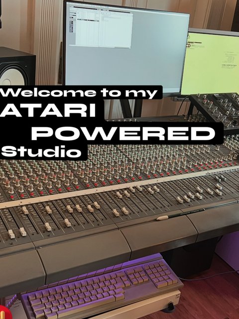 Atari-powered analog recording studio